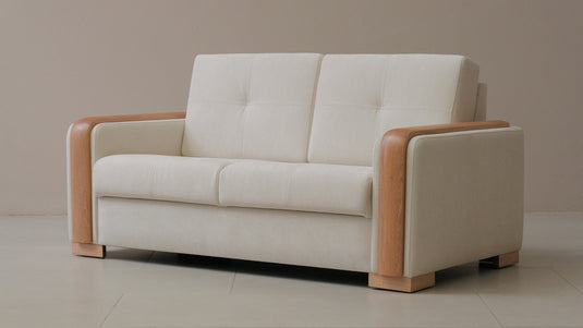 Sofá Pool 2p (brazo madera)