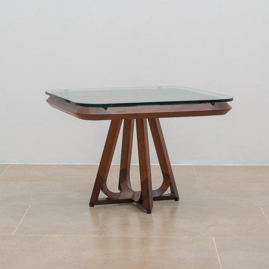 Mesa Estambul Vidrio (Base diamante)