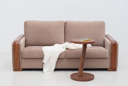 Sofá Pool 2 puestos madera (Espaldar silicona)